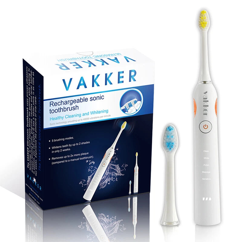 UltraSonic Electric Toothbrush With 5 Cleaning Modes Rechargeable